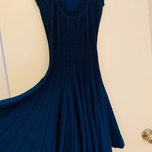 Moda cobalt blue sweater dress size large
